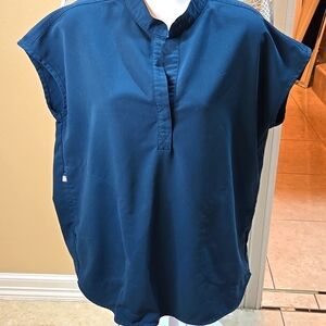 FiGS Teal Small scrub top